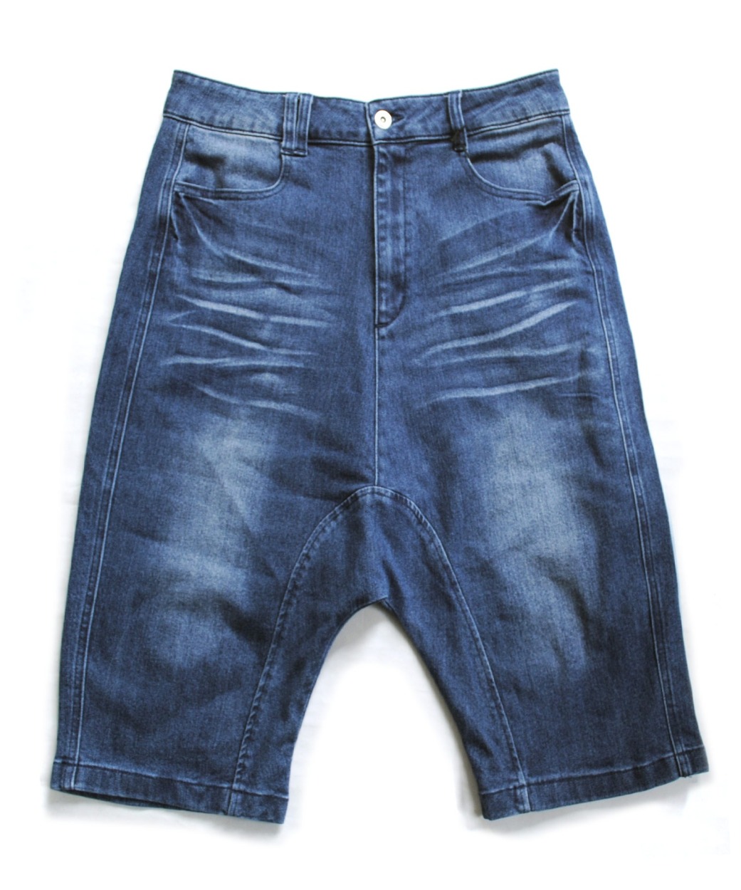 デニムパンツ メンズ 大きいサイズ 夏 ショートパンツ ハーフパンツ 五分丈 デニム ショーツ ジーンズ ゆったり おしゃれ カジュアル お兄系 ウエストゴム BEATJIVE（ビートジャイブ） デニムパンツ ハーフパンツ ショート