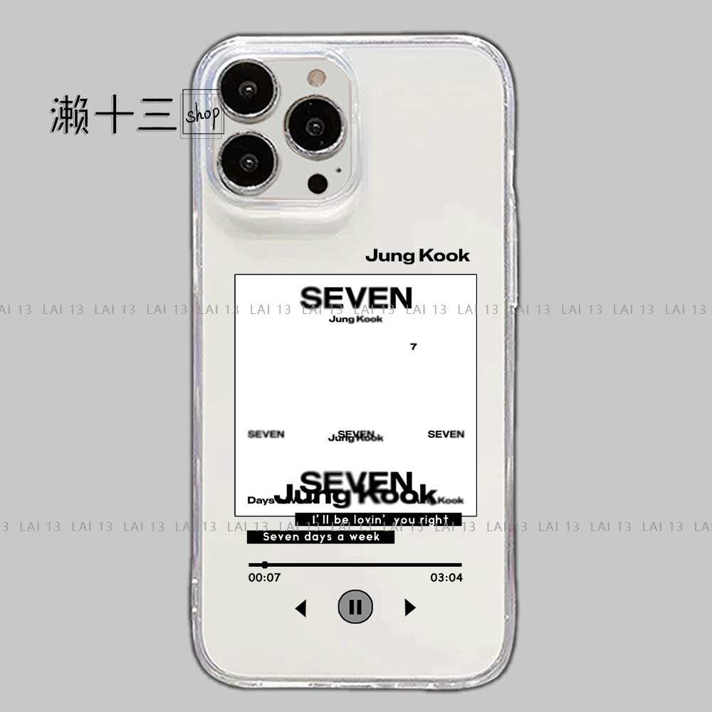 BTS 防弾少年団 JUNGKOOK SEVEN グク iPhone 13 12 11 SE2 X XS XR XS MAX 7 8 Plus 携帯のケース アイフォン スマホケース カバー 応援｜beatystore｜11