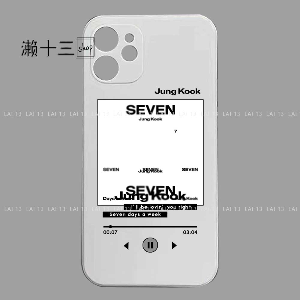 BTS 防弾少年団 JUNGKOOK SEVEN グク iPhone 13 12 11 SE2 X XS XR XS MAX 7 8 Plus 携帯のケース アイフォン スマホケース カバー 応援｜beatystore｜13