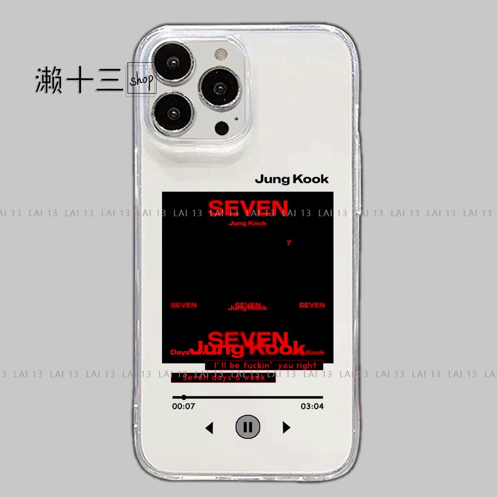 BTS 防弾少年団 JUNGKOOK SEVEN グク iPhone 13 12 11 SE2 X XS XR XS MAX 7 8 Plus 携帯のケース アイフォン スマホケース カバー 応援｜beatystore｜14