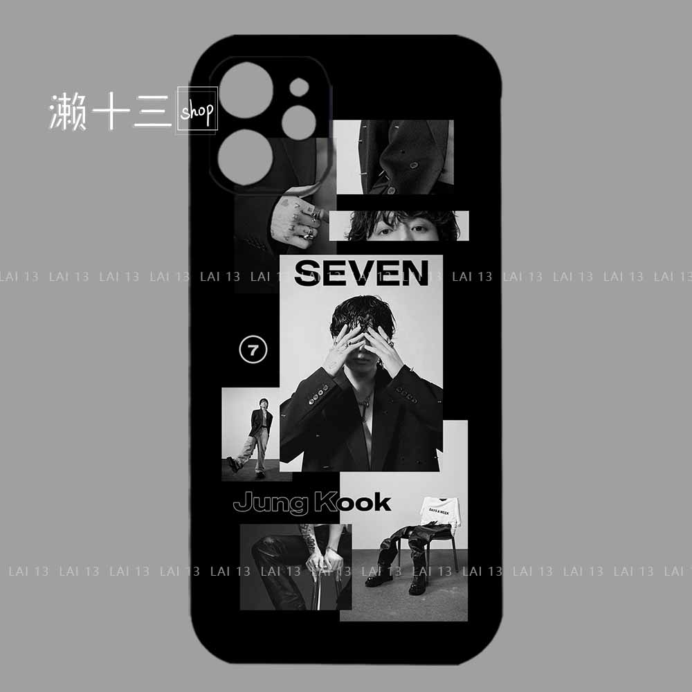 BTS 防弾少年団 JUNGKOOK SEVEN グク iPhone 13 12 11 SE2 X XS XR XS MAX 7 8 Plus 携帯のケース アイフォン スマホケース カバー 応援｜beatystore｜06