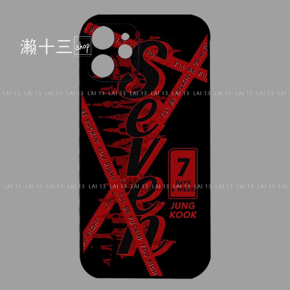 BTS 防弾少年団 JUNGKOOK SEVEN グク iPhone 13 12 11 SE2 X XS XR XS MAX 7 8 Plus 携帯のケース アイフォン スマホケース カバー 応援｜beatystore｜09