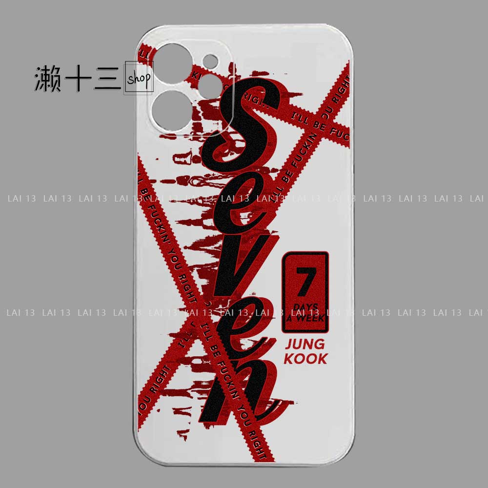 BTS 防弾少年団 JUNGKOOK SEVEN グク iPhone 13 12 11 SE2 X XS XR XS MAX 7 8 Plus 携帯のケース アイフォン スマホケース カバー 応援｜beatystore｜10