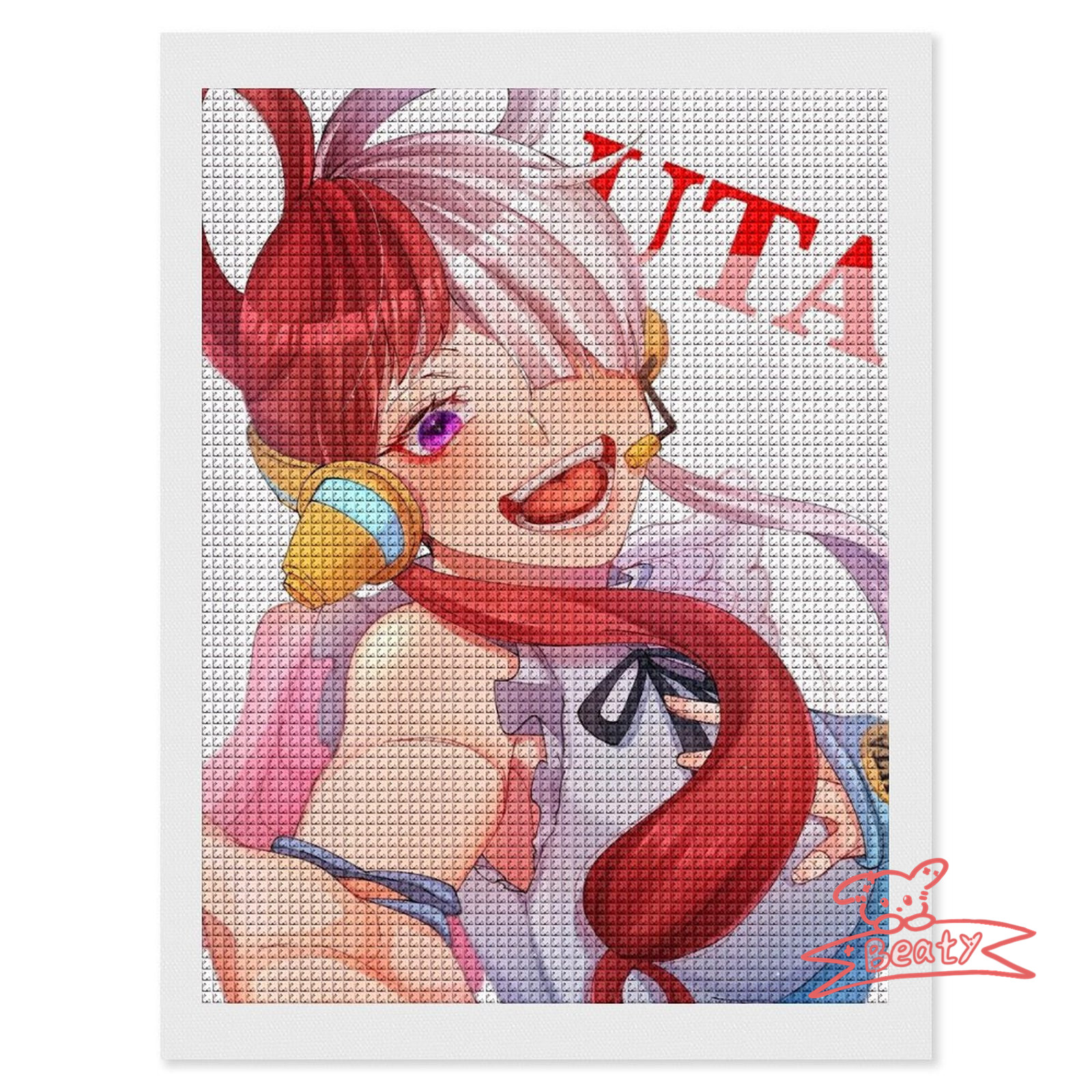 ワンピース ウタ ダイヤモンドアート ビーズ 5D 刺繍キット DIY ビーズ 