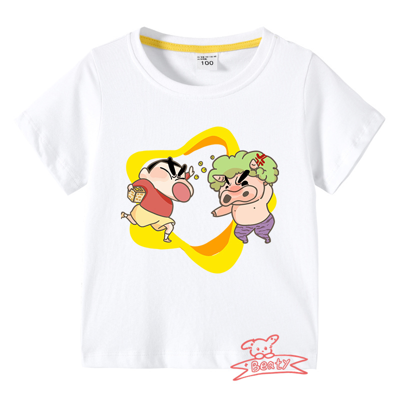 【多色・多柄】春夏新作 子供服 半袖Tシャツ クレヨンしんちゃん 100%綿 ラウンドネック 丸首 男の子 女の子 子ども服 小学生から幼稚園児に最適 80-150cm｜beatystore｜09