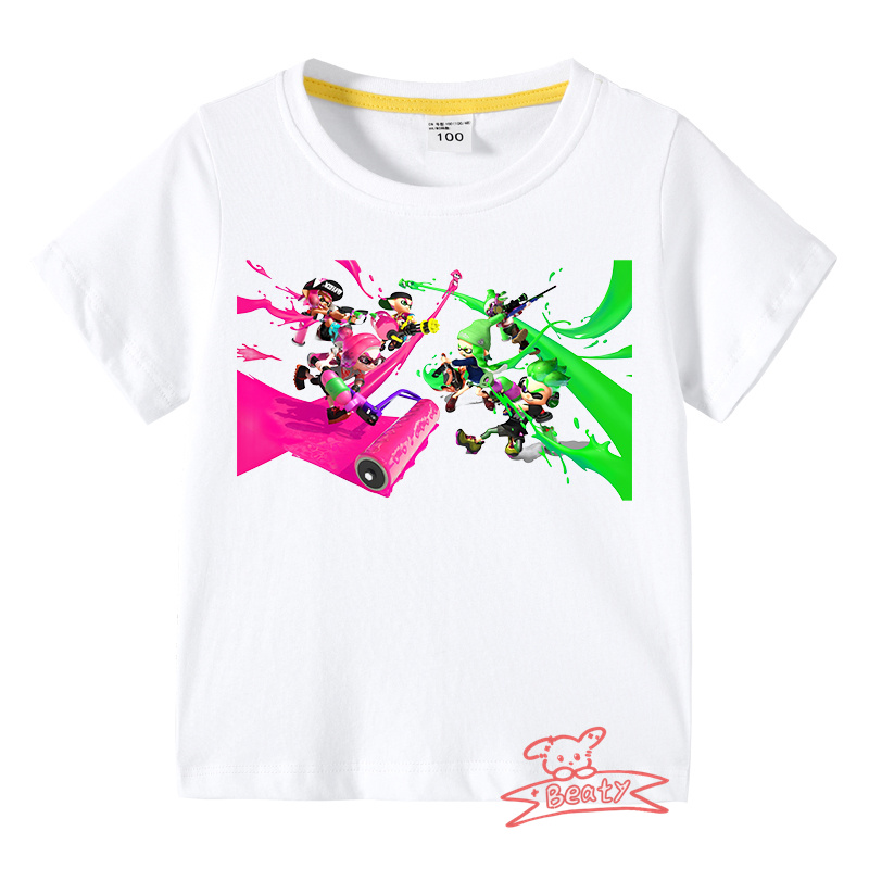 splatoon スプラトゥーン Tシャツ（キッズ、ジュニア服、シューズ）の  