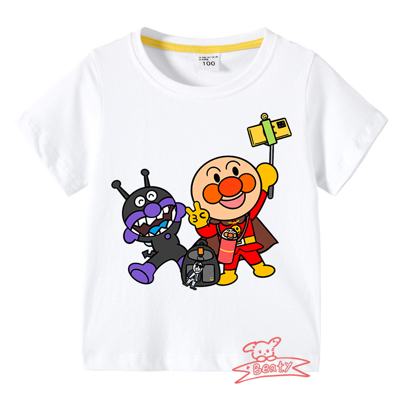 【多色・多柄】春夏新作 子供服 半袖Tシャツ アンパンマン ばいきんまん 100%綿 ラウンドネック 丸首 男の子 女の子 子ども服 小学生から幼稚園児に最適｜beatystore｜13