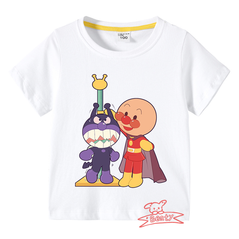 【多色・多柄】春夏新作 子供服 半袖Tシャツ アンパンマン ばいきんまん 100%綿 ラウンドネック 丸首 男の子 女の子 子ども服 小学生から幼稚園児に最適｜beatystore｜05