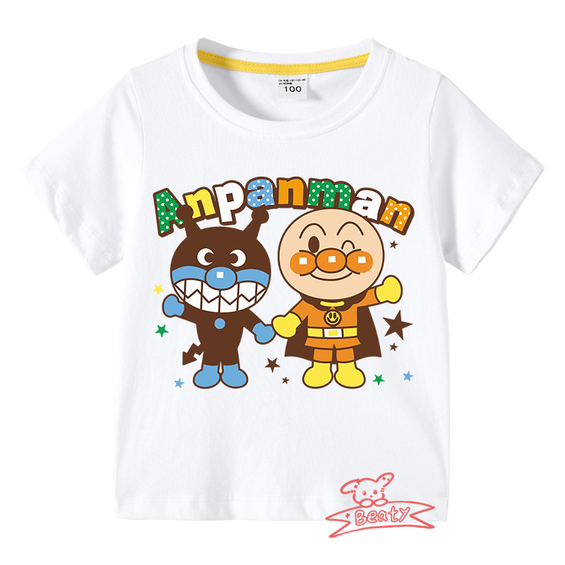 【多色・多柄】春夏新作 子供服 半袖Tシャツ アンパンマン ばいきんまん 100%綿 ラウンドネック 丸首 男の子 女の子 子ども服 小学生から幼稚園児に最適｜beatystore｜06