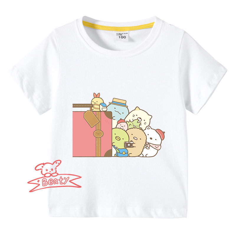 【多色・多柄】春夏新作 子供服 半袖Tシャツ すみっコぐらし 100%綿 ラウンドネック 丸首 男の子 女の子 子ども服 小学生から幼稚園児に最適 80-150cm｜beatystore｜11