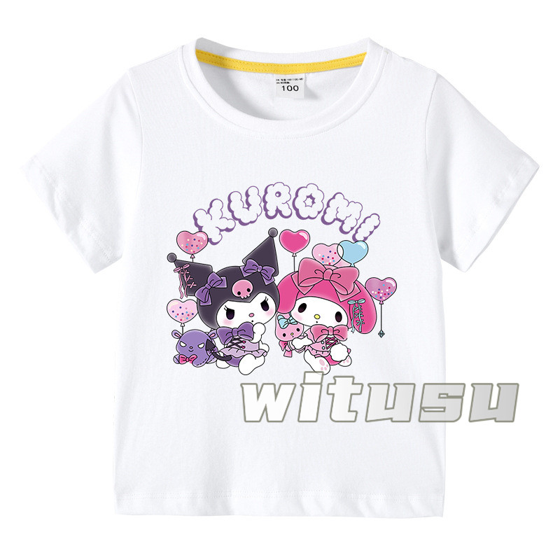 15色】春夏新作 子供服 半袖Tシャツ マイメロディ クロミ 100%綿