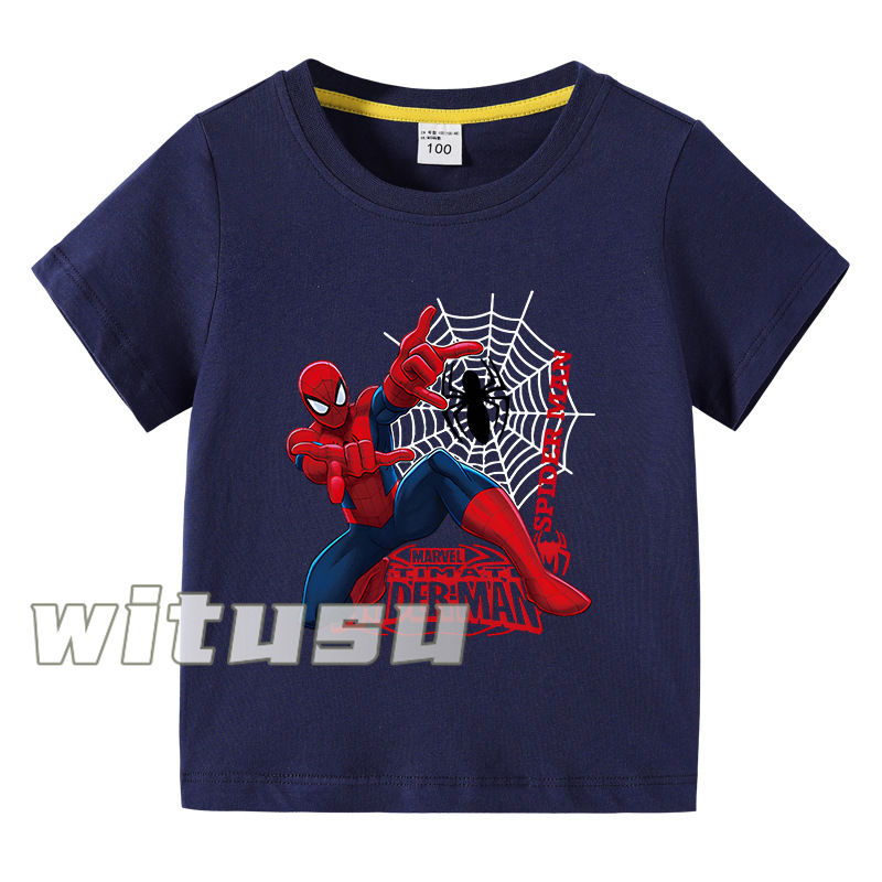 【15色】春夏新作 子供服 半袖Tシャツ スパイダーマン 100%綿 ラウンドネック 丸首 男の子女の子向け 子ども服 小学生から幼稚園児に最適 80-150cm｜beatystore｜06