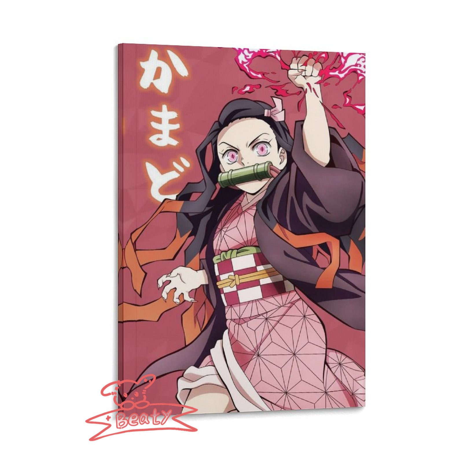 鬼滅の刃 アートパネル ポスター 竈門禰豆子 木枠セットアニメ