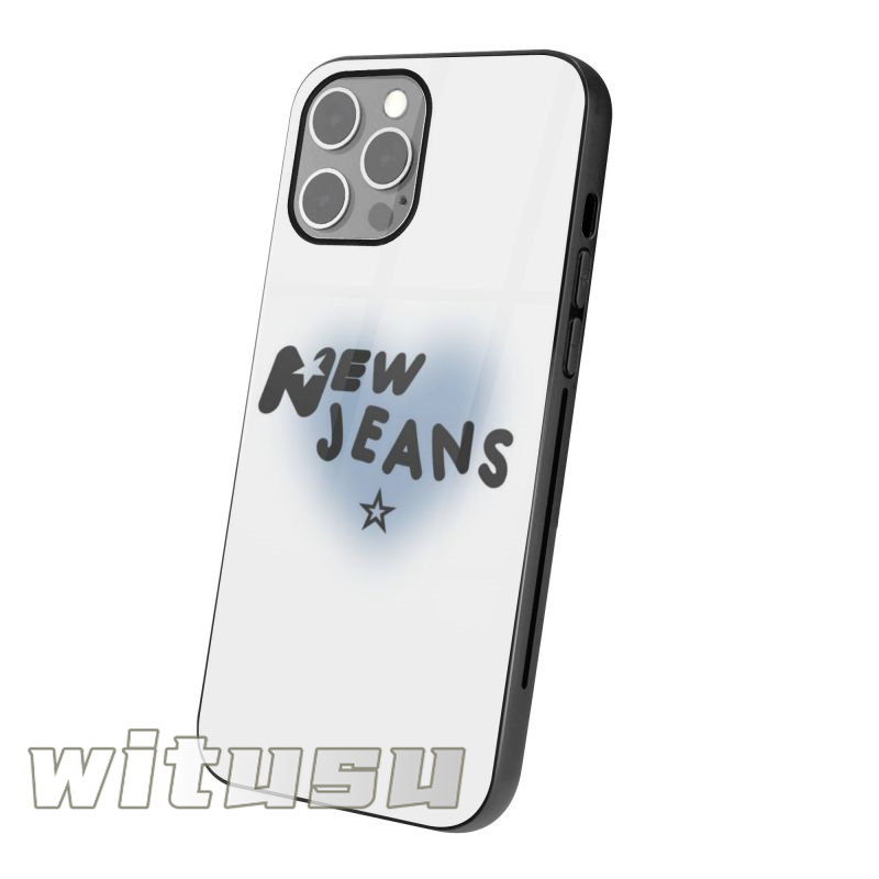 NewJeans ニュージーンス iPhone用ケース ガラス TPU 多機種対応