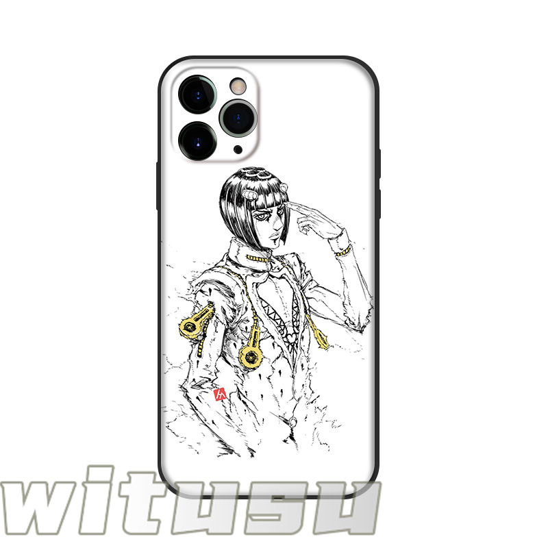 ジョジョの奇妙な冒険 漫画風 iPhone 7 8 14 plus iPhoneX XS MAX XR iPhone11 Pro SE 対応 スマホケース ガラス 鏡面 強化ガラス TPU ケース｜beatystore｜03