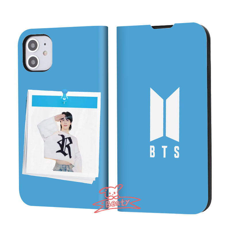 JIMIN ジミン BTS スマホケース iPhone ケース 手帳型 SE3 iPhone 14 iPhone15 耐衝撃 カバー カード 収納  アイフォン ポケット マッグネット