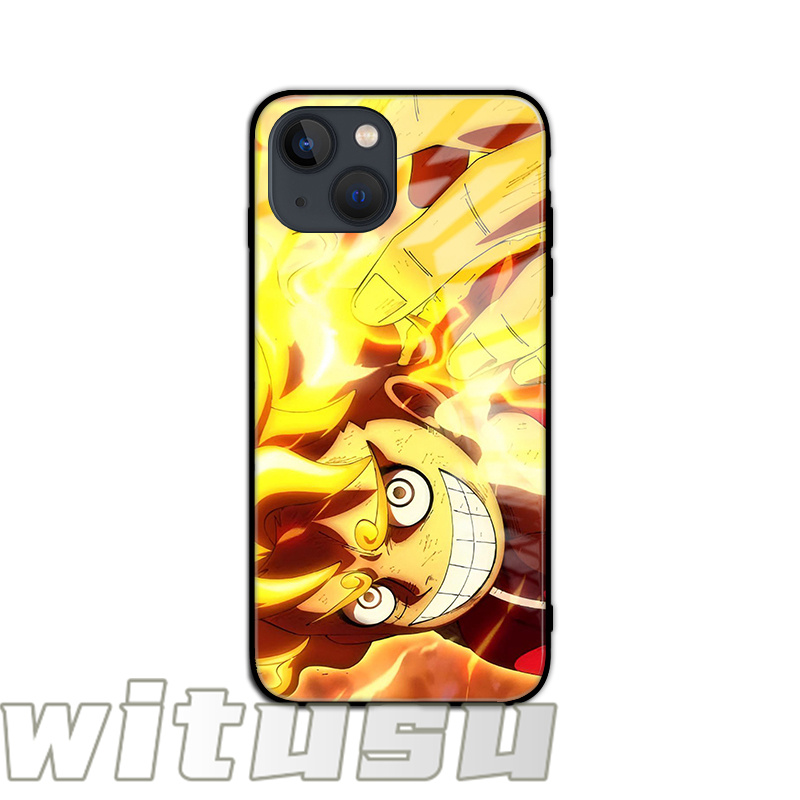 ルフィ Luffy ワンピース iPhone14 7 8 plus iPhoneX XS MAX XR iPhone11 Pro SE 12 13 tpu 対応 スマホケース ガラス 鏡面 強化ガラス アニメ コスチューム｜beatystore｜03