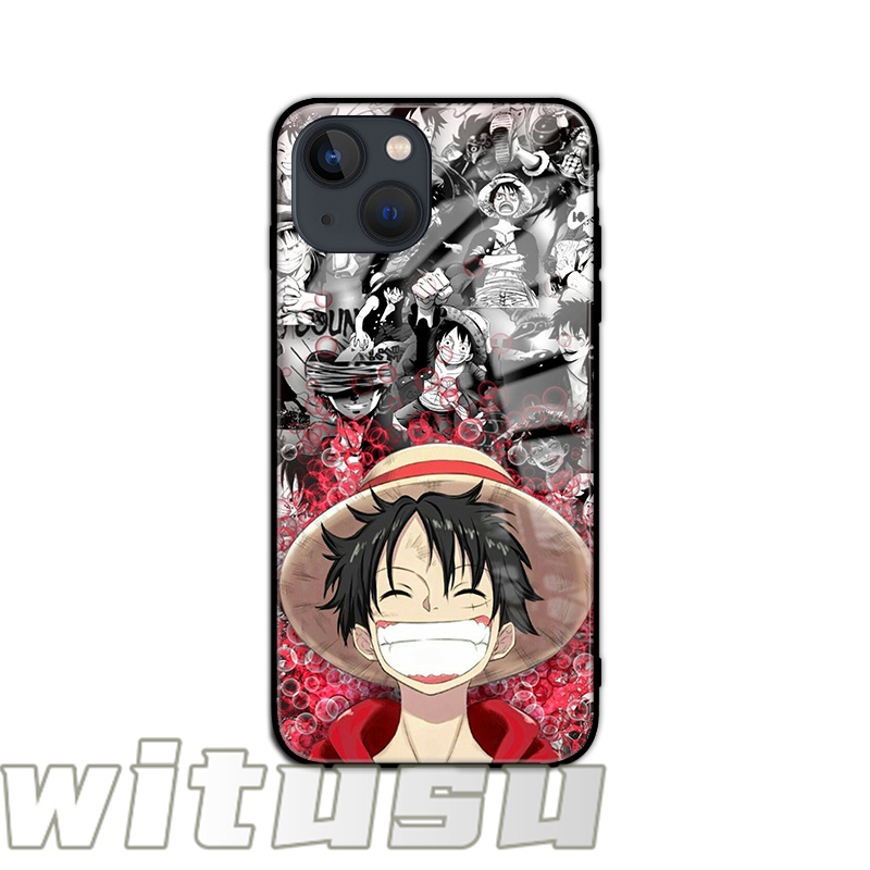 ルフィ Luffy ワンピース iPhone14 7 8 plus iPhoneX XS MAX XR iPhone11 Pro SE 12 13 tpu 対応 スマホケース ガラス 鏡面 強化ガラス アニメ コスチューム｜beatystore｜04