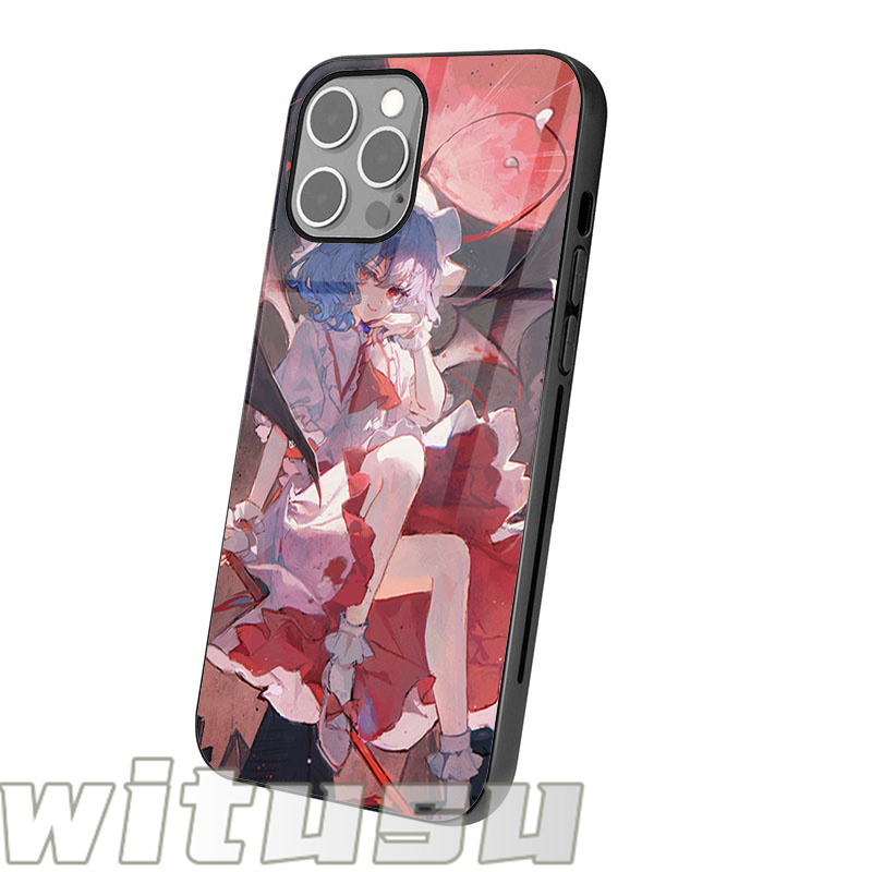 東方プロジェクト Sanae 東風谷早苗 iPhone 14 12 7 8 6 plus iPhoneX XS MAX XR iPhone11 Pro SE 12 13 TPU 対応 スマホケース 強化ガラス ハードケース｜beatystore｜06