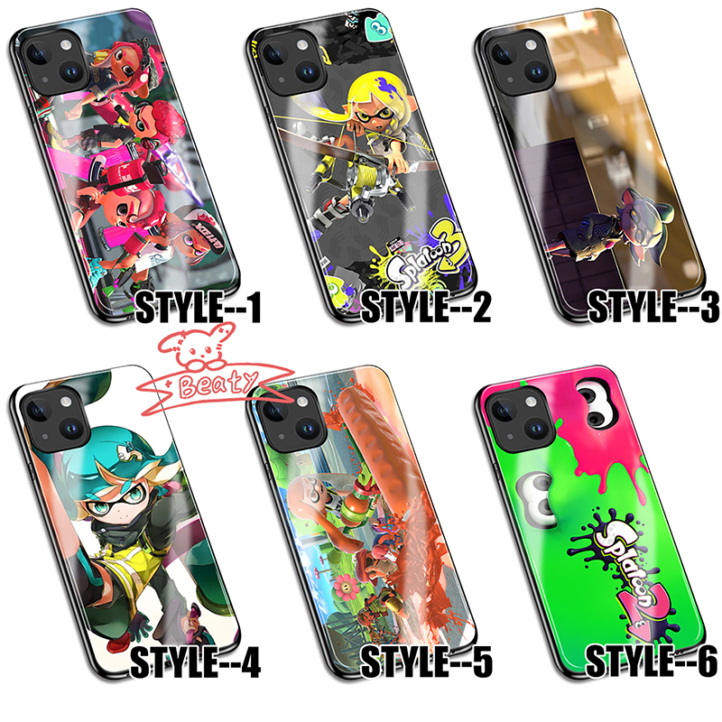 スプラトゥーン Splatoon iPhone用ケース ケース スマホケース 携帯ケース iPhone14 12 7 8 6 plus iPhoneX  XS MAX XR iPhone11 tpu SE 12 13 mini 強化ガラス