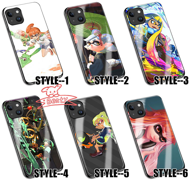 120絵柄 スプラトゥーン スマホケース iPhone用ケース アイフォンケース 全機種対応 携帯カバー シリコン 強化ガラス TPU ハードケース 全面保護｜beatystore｜05