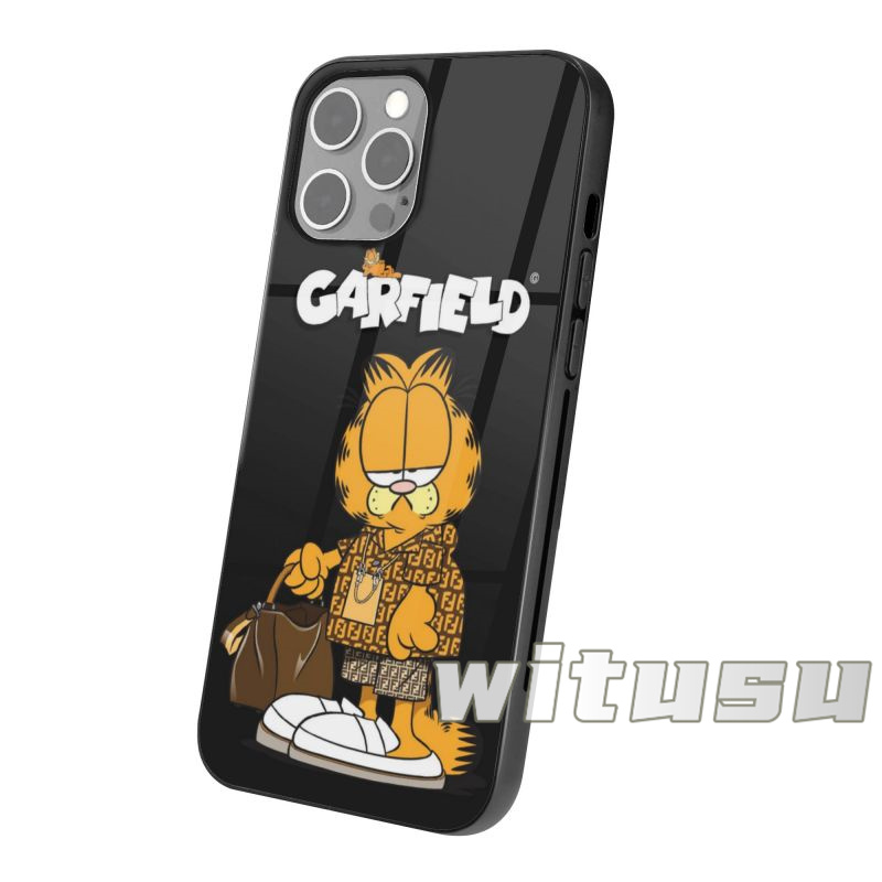 Garfield ガーフィールド iPhone 14 12 7 8 6 plus iPhoneX XS MAX XR