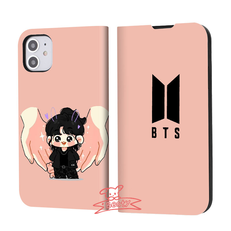 JungKook グク ジョングク BTS スマホケース iPhone ケース 手帳型 SE3 iPhone 14 iPhone15 耐衝撃 カバー カード 収納 アイフォン ポケット マッグネット｜beatystore｜02