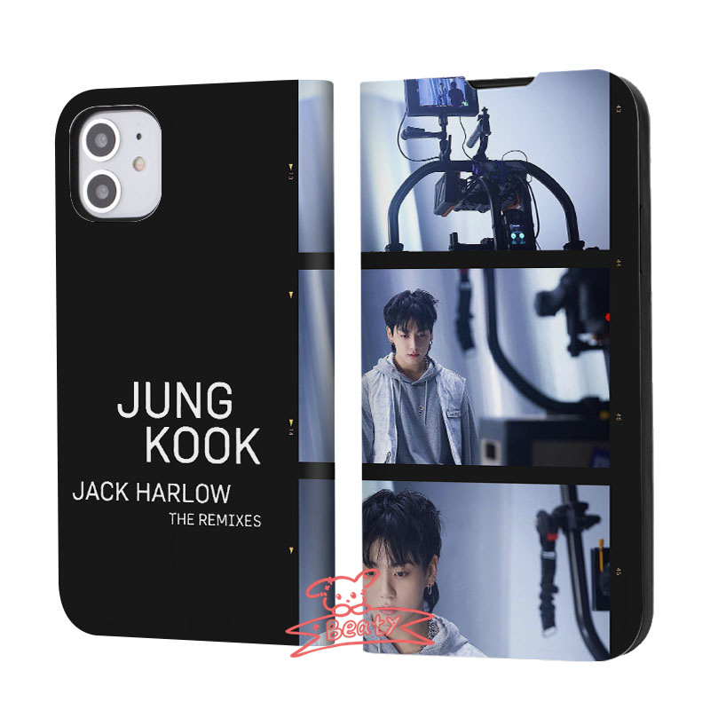 JungKook グク ジョングク BTS スマホケース iPhone ケース 手帳型 SE3 iPhone 14 iPhone15 耐衝撃 カバー カード 収納 アイフォン ポケット マッグネット｜beatystore｜15