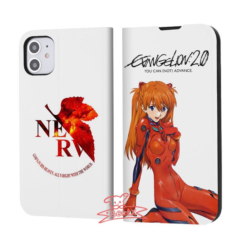 新世紀エヴァンゲリオン EVA スマホケース iPhone ケース 手帳型 SE3 iPhone 14 iPhone15 耐衝撃 カバー カード 収納 アイフォン ポケット マッグネット｜beatystore｜03