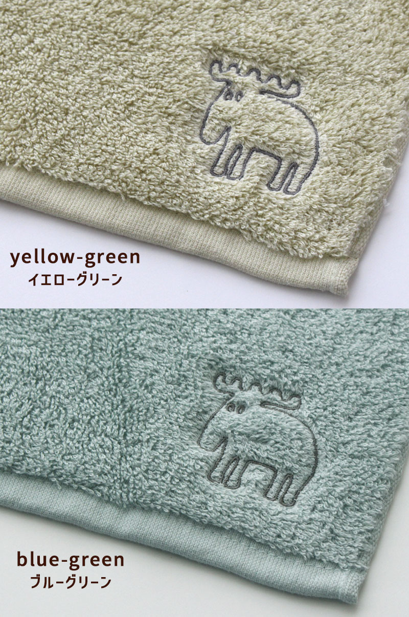 moz（モズ） フェイスタオル 洗うほど膨らむタオル 34×80cm