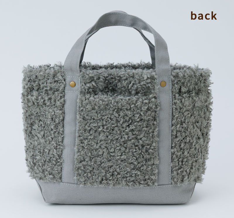moz（モズ） トートバッグ プードルボア M W34×H21cm エルク 小さめ