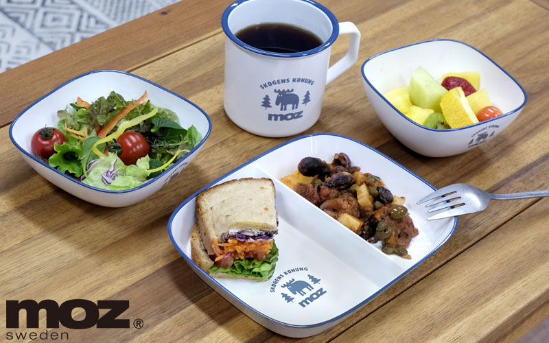 moz（モズ） 食器 仕切り皿 プレート 21cm 北欧 ランチプレート