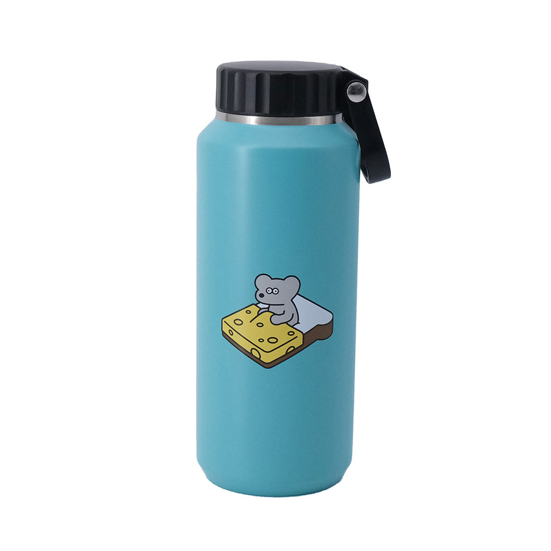 ねずみのANDY アンディ ステンレスボトル ハンドル付 M 水筒 500ml