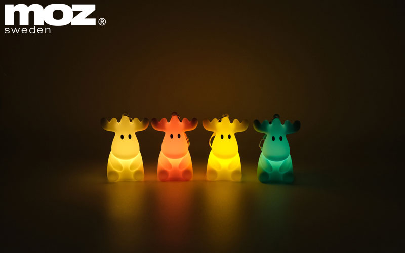 moz（モズ） シリコンライトチャーム キーホルダー チャーム 北欧 USB