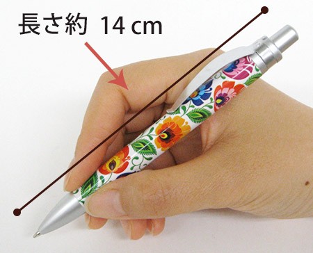 ポーランド ボールペン お花の切り絵柄 東欧雑貨 ステーショナリー ポーランド ボールペン お花の切り絵柄 東欧雑貨 ステーショナリー
