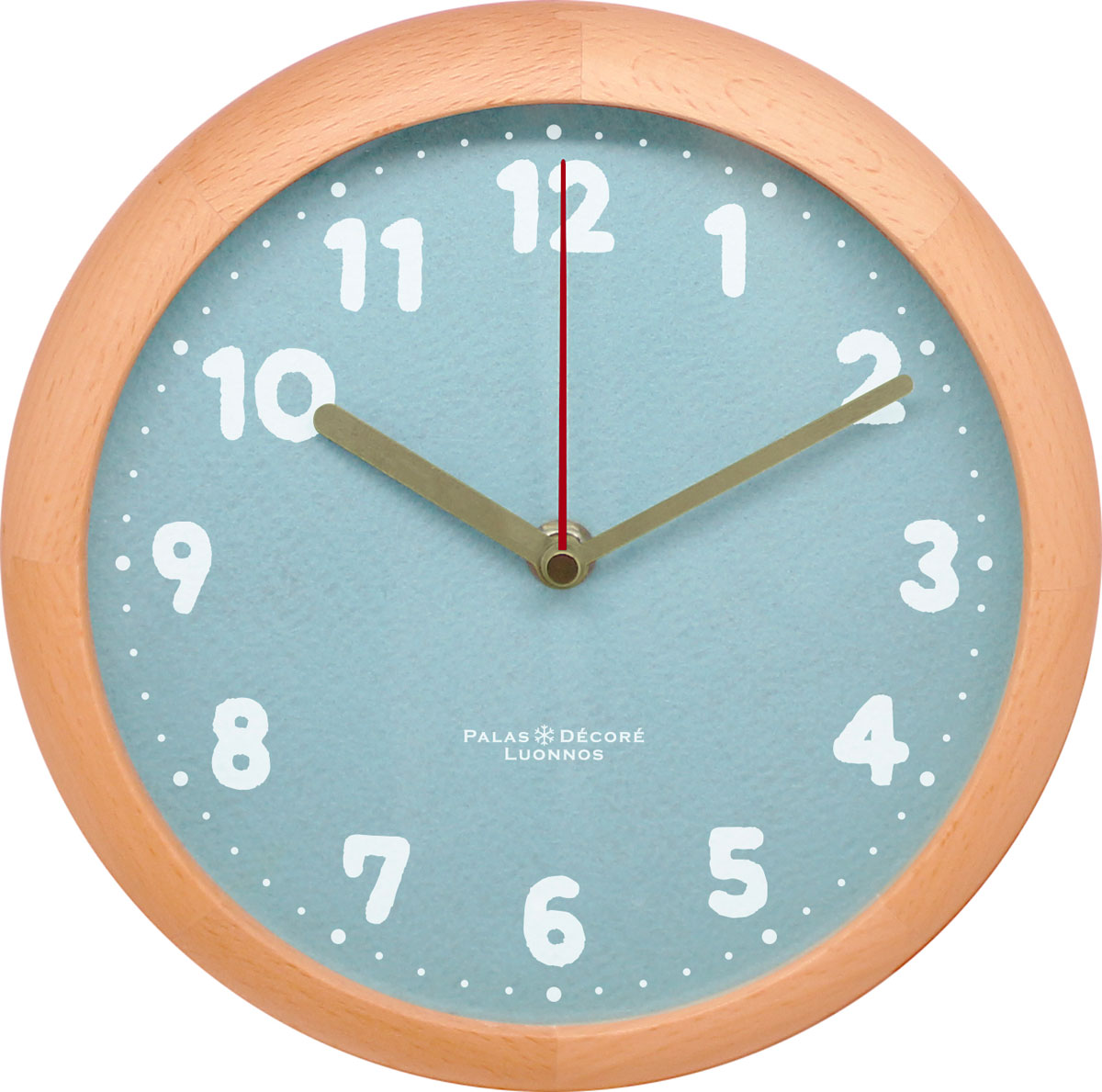 時計 イハナ フェルト スタンド＆ウォールクロック 掛け時計 置き時計 スイープムーブメント 天然木｜beau-p｜02