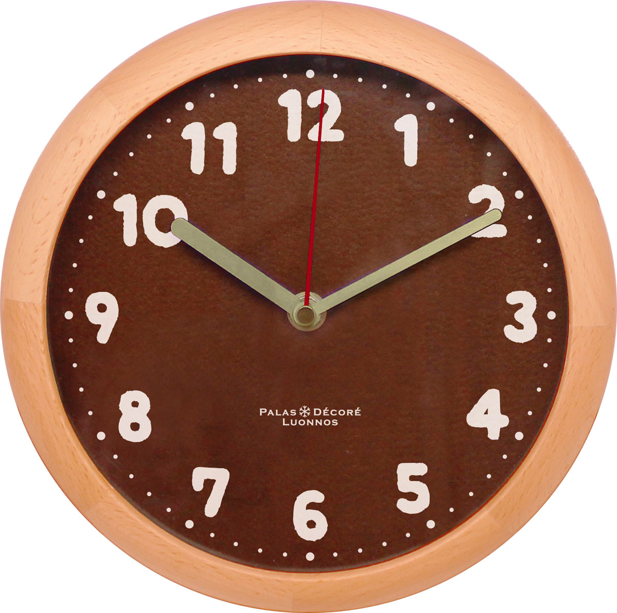 時計 イハナ フェルト スタンド＆ウォールクロック 掛け時計 置き時計 スイープムーブメント 天然木｜beau-p｜05
