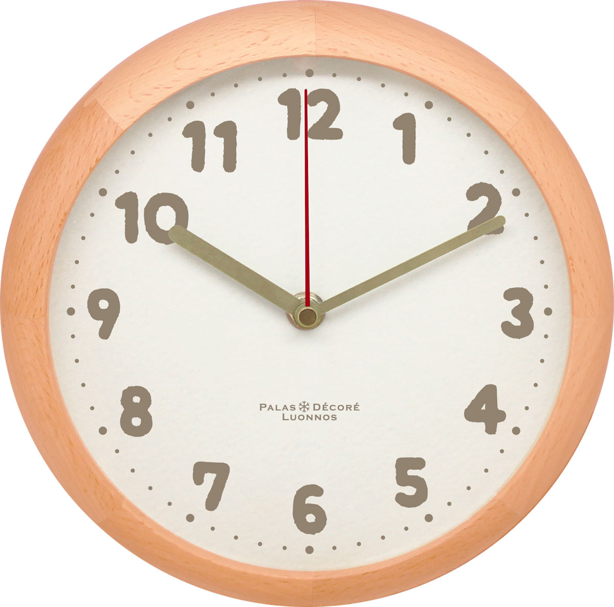 時計 イハナ フェルト スタンド＆ウォールクロック 掛け時計 置き時計 スイープムーブメント 天然木｜beau-p｜06