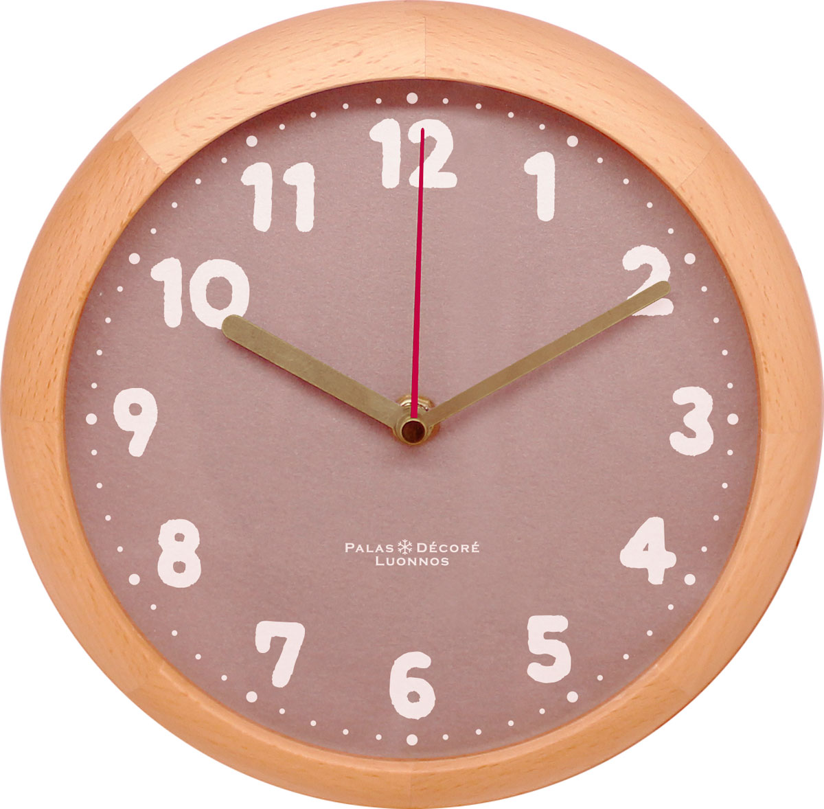 時計 イハナ フェルト スタンド＆ウォールクロック 掛け時計 置き時計 スイープムーブメント 天然木｜beau-p｜04