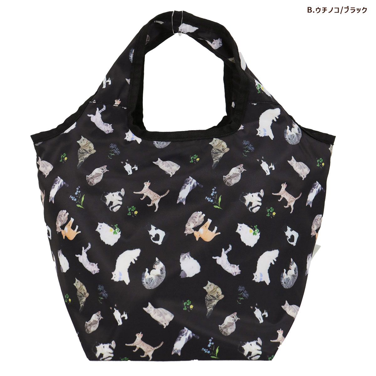保冷 ランチバッグ ウチノコ UCHINOKOKAMO2 ネコ お花 保温 お弁当