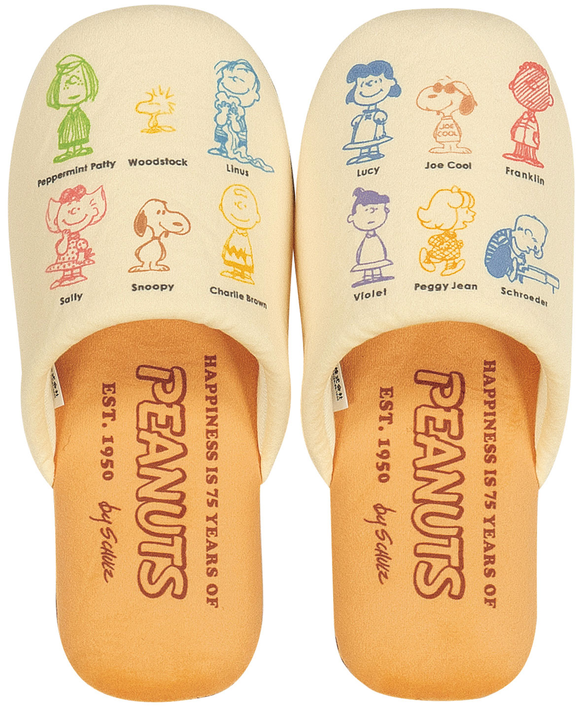 SNOOPY（スヌーピー） スリッパ 75周年デザイン オールスター/SN75