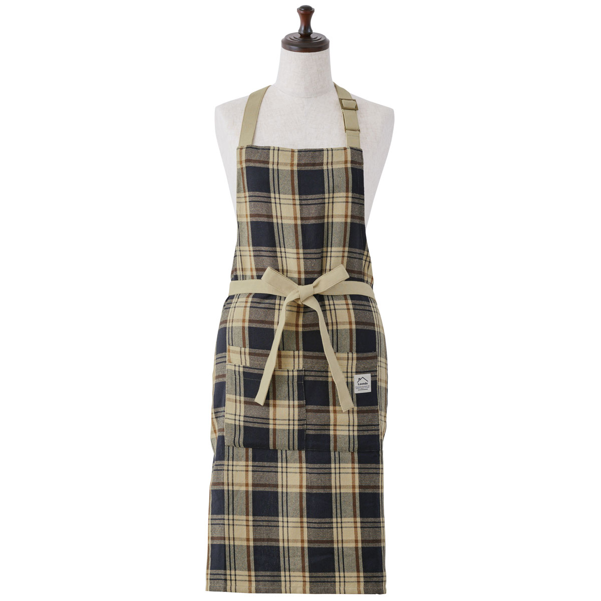 エプロン チェック クロベリー Clovelly おしゃれ 大人 タータン