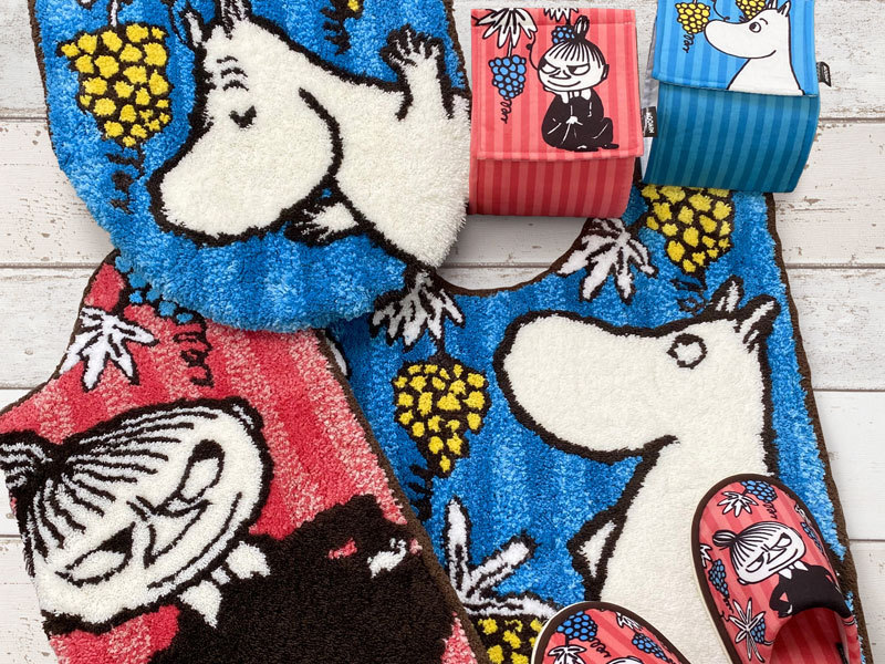 【新品】MOOMIN ムーミン　リトルミィ　トイレ　グッズ　4点セット ムーミン トイレ グッズ 通販 トイレカバー セット 北欧 4点セット