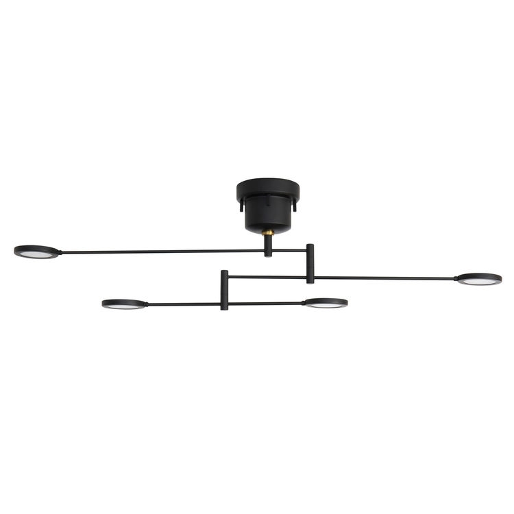 LEDシーリングライト おしゃれ 4灯 ledチップ 電球色 4畳 6畳 可動式