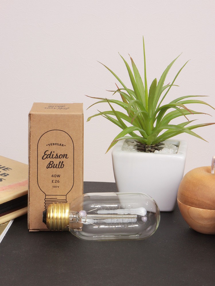 白熱球 エジソンバルブ チューブラー Edison Bulb Tubular
