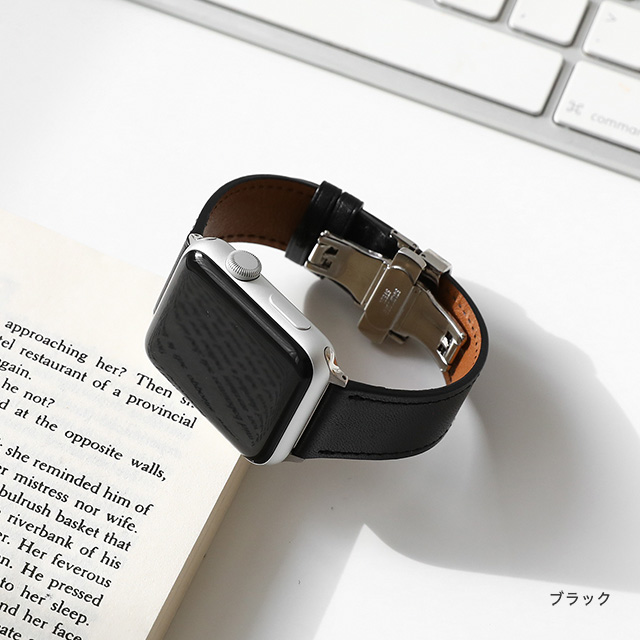 Apple Watch バンド 革 ベルト Dバックル プッシュ式 Series Ultra2 9 