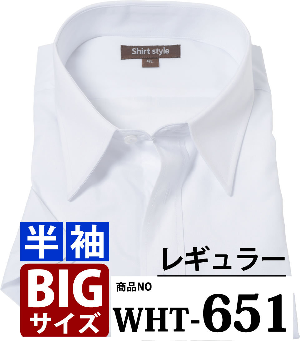 ワイシャツ 大きいサイズ 半袖 メンズ 3l 4l 5l 6l 7l 8l 大きいサイズ ボタンダウ...