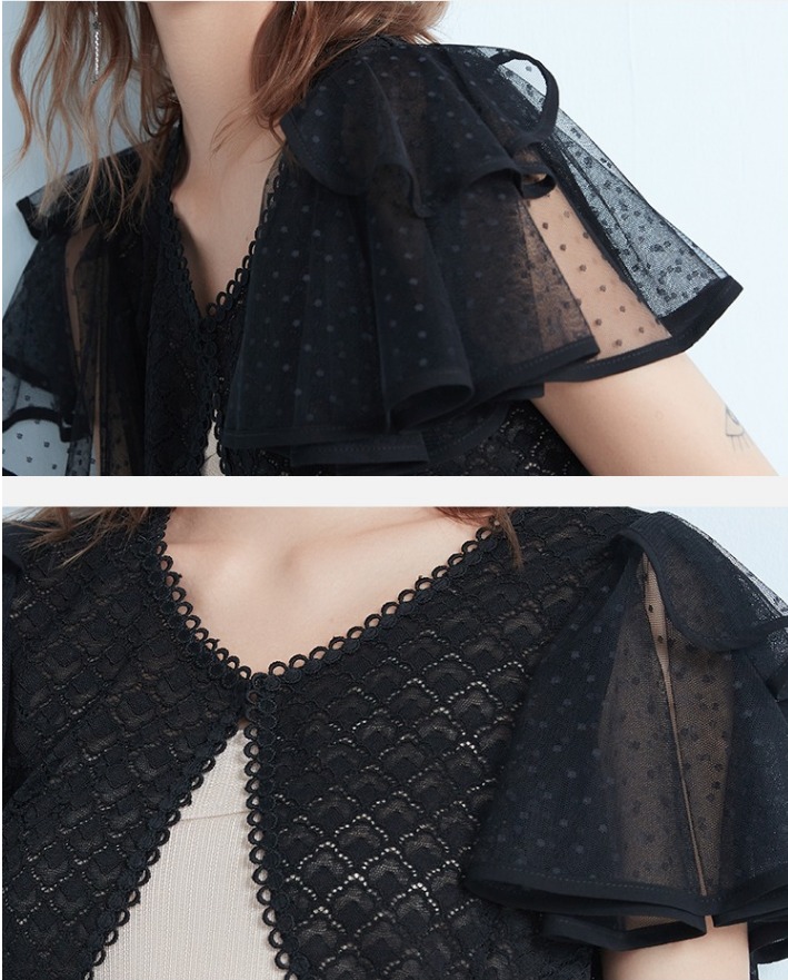 TOCCA ノーカラージャケット ボレロ カーディガン 羽織り フリル 白 TOPS – Tagged 