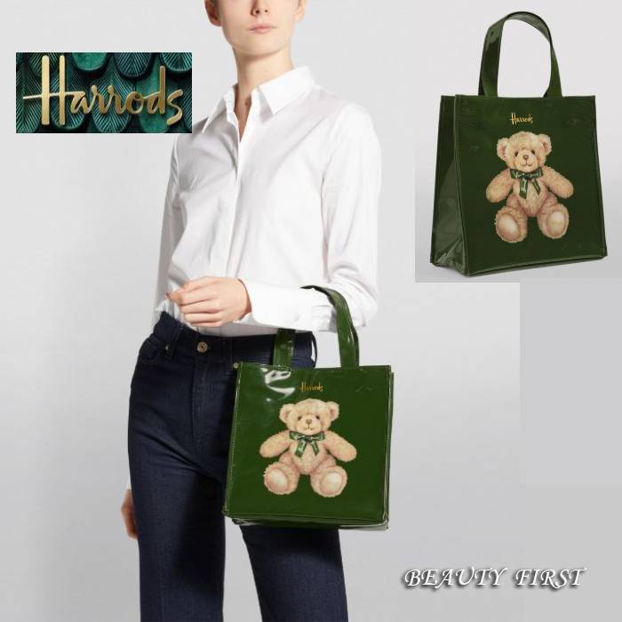 正規品】 Harrods ハロッズ ベアープリントショッパーバッグ(S) Small Jacob Bear Shopper Bag トートバッグ サブ バッグ カバン鞄 : har6042 : Beauty first - 通販 - Yahoo!ショッピング