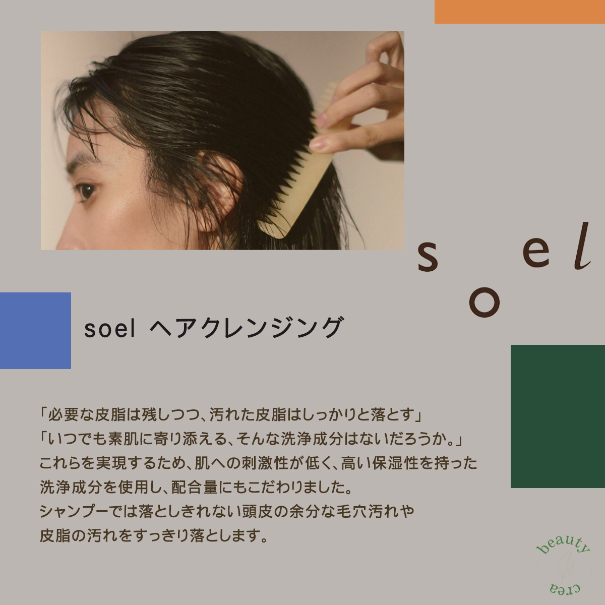 soel 【正規販売店】 ヘアクレンジング 100mL 頭皮ケア